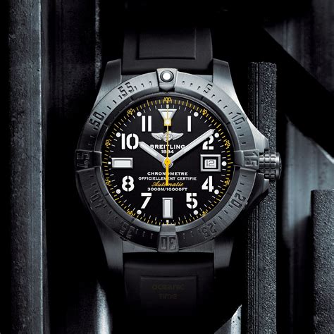 breitling avenger ii seawolf blacksteel limited edition|breitling avenger automatic 45 seawolf.